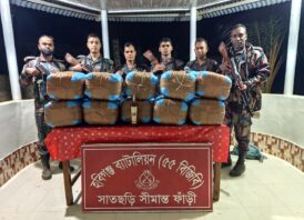 চুনারুঘাটে বিপুল পরিমাণ মাদকদ্রব্য জব্দ