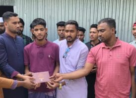 নোয়াখালীতে তারেক জিয়ার ঈদ উপহার পেল দৃষ্টিশক্তি হারানো আমজাদ