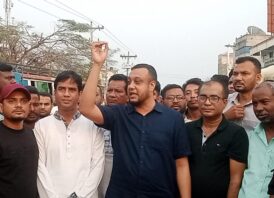 ফিলিস্তিনের রাফা ও গাজায় ইসরায়েলের গণ হত্যার প্রতিবাদে সাপাহারে বিক্ষোভ মিছিল ও প্রতিবাদ সভা অনুষ্ঠিত হয়েছে