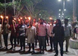 বেরোবিতে যৌন নিপীড়নের বিরুদ্ধে মশাল মিছিল