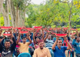মে দিবস উপলক্ষে ইবিতে বৈষম্যবিরোধী ছাত্র আন্দোলনের ব্যতিক্রমী আয়োজন
