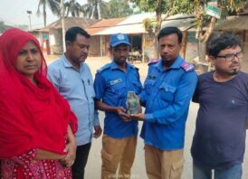 পত্নীতলা সীমান্ত থেকে কষ্টি পাথরের মূর্তি উদ্ধার