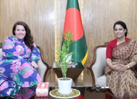 পরিবেশ উপদেষ্টার সাথে নরওয়ের স্টেট সেক্রেটারির বৈঠক
