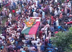 মনোহরগঞ্জে বিএনপির সাবেক সাংসদ আনোয়ারুল আজিমের দাফন সম্পন্ন 