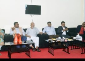 নোবিপ্রবি ক্যাম্পাস পরিদর্শনে প্রতিষ্ঠাকালীন উপাচার্য
