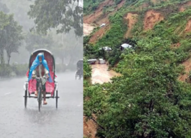 ৮ বিভাগে ভারী বৃষ্টিপাতের আভাস, ভূমিধসের শঙ্কা