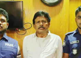 ‎ ‎নোয়াখালীর হাতিয়ার শ্বশুরবাড়ি থেকে গ্রেপ্তার সন্দ্বীপ উপজেলা আওয়ামী লীগের সভাপতি আলাউদ্দিন