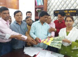 বাংলাদেশ পূজা উদযাপন ফ্রন্টের মনোহরগঞ্জ উপজেলা শাখার কমিটি গঠন 