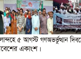 জামালপুরে মেলান্দহে গণঅভ্যূত্থান দিবস পালিত
