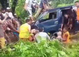 চালকের চোখে ঘুম…… মাইক্রোবাস খালে পড়ে একই পরিবারের ৭জনের মৃত্যু