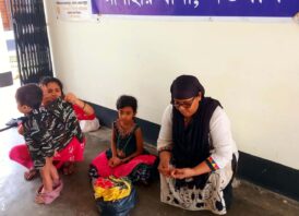 সাপাহার সীমান্ত দিয়ে নারী ও শিশু সহ চারজন কে বিএসএফ পুশইন করেছে