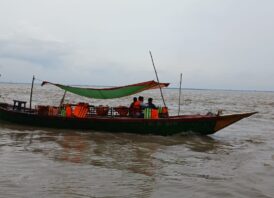 রাজশাহীতে পদ্মা নদীর পানি বিপদ সীমার উপরে