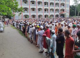 গোবিন্দগঞ্জে ডা.সুজার জানাজা ও দাফন সম্পন্ন
