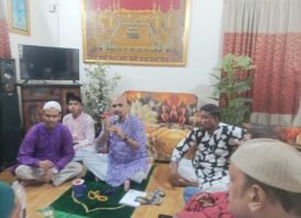পবিত্র ঈদে মিলাদুন্নবী (সা:) উপলক্ষে পুরান ঢাকায় দোয়া ও মিলাদ মাহফিল অনুষ্ঠিত