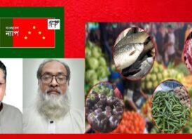 নিত্যপণ্যের উর্ধ্বগতিতে চাপা পড়ছে মানুষের জীবন : বাংলাদেশ ন্যাপ