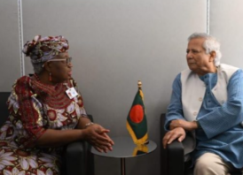 বাংলাদেশের নির্বিঘ্নে এলডিসি উত্তরণে ডব্লিউটিওর পূর্ণ সমর্থন কামনা প্রধান উপদেষ্টার