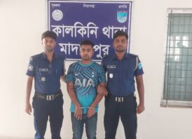 কালকিনি পৌর ছাত্রলীগের সাধারণ সম্পাদক লিখন গ্রেপ্তার