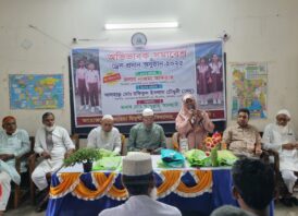 সাপাহার তেঘরিয়া দ্বি-মুখী উচ্চ বিদ্যালয়ে অভিভাবক সমাবেশ ও বিনামূল্যে ড্রেস বিতরণ