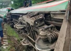 উদয়ন এক্সপ্রেস লাইনচ্যুত, সিলেটের সঙ্গে সারাদেশের রেল যোগাযোগ বন্ধ