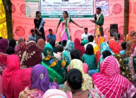 পত্নীতলায় দুর্যোগে ঝুকি হ্রাস বিষয়ে জন-সচেতনতামূলক কর্মসূচী অনুষ্ঠিত