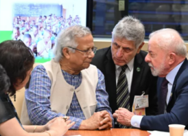 ব্রাজিলের প্রেসিডেন্টের সঙ্গে প্রধান উপদেষ্টার বৈঠক