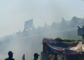 কার্গো ভিলেজে আগুন : ২১ ঘণ্টা পরও ধ্বংসস্তূপে ধোঁয়া