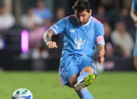 অ্যাসিস্টের হ্যাটট্রিক করে মায়ামিকে দাপুটে জয় এনে দিলেন মেসি