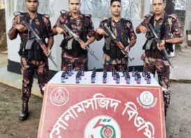 বিজিবি ৫৯ মহানন্দা ব্যাটালিয়ন কর্তৃক পৃথক দুটি অভিযানে মাদকসহ এক আটক
