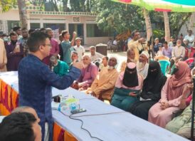 দিনব্যাপী ধানের শীষের প্রচারণায় খন্দকার মুক্তাদির