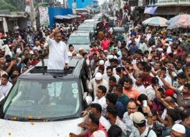 মনোহরগঞ্জে বিএনপি প্রার্থী আবুল কালামের ব্যাপক গণসংযোগ