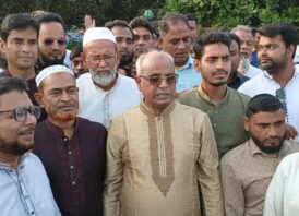 পোরশায় বিএনপি প্রার্থী মোস্তাফিজুরের গণসংযোগ অনুষ্ঠিত