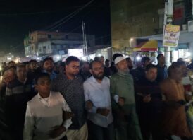 হাসিনার বিচার ও ফাঁসির দাবিতে সাপাহারে বিএনপির বিক্ষোভ মিছিল