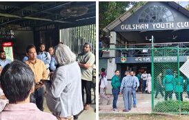 গুলশানে রাজউকের মোবাইল কোর্ট ও উচ্ছেদ অভিযান