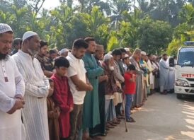 ঢাকায় ভূমিকম্পে নিহত বাবা-ছেলের গ্রামের বাড়ি লক্ষ্মীপুরে দাফন সম্পন্ন