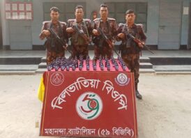 সীমান্ত হতে ভারতীয় নেশাজাতীয় সিরাপ ও ফেন্সিডিল জব্দ