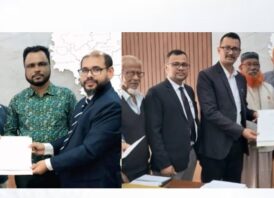 সুনামগঞ্জ -৪ ও সুনামগঞ্জ -৫ আসনে জাতীয়পার্টির দুইজন প্রার্থীর মনোনয়নপত্র দাখিল