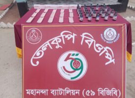 সীমান্তে ৫৯ বিজিবি’র বিরামহীন সাফল্য নেশাজাতীয় ট্যাবলেট এবং সিরাপ জব্দ