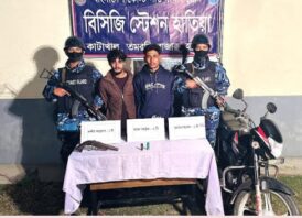 অপারেশন ডেভিল হান্ট-২: নোয়াখালীতে আগ্নেয়াস্ত্র ও গুলিসহ গ্রেপ্তার ২