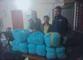 মাধবপুরে ৩২ কেজি গাঁজাসহ মাদক কারবারি গ্রেফতার