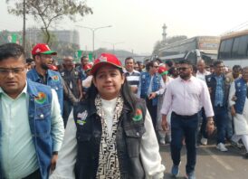 ঢাকা – ১৪ আসনে বিএনপির প্রার্থী সানজিদা শুরু করলেন নির্বাচনি প্রচারণা