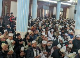 খালেদা জিয়ার রুহের মাগফিরাত কামনায় বায়তুল মোকাররমে বিশেষ দোয়া