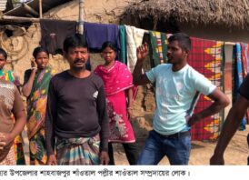 নওগাঁ-১ আসনে সাঁওতাল সম্প্রদায়ের ভোটের ভাবনা..  ভোটের আগে সবাই গাও হাত লাড়ে, ভোট চায়,পরে কেউ খোঁজ নেয় না’