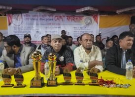 শ্রীমঙ্গলে শহীদ ওসমান হাদি নাইট মিনিবার ফুটবল টুর্নামেন্টের ফাইনাল অনুষ্ঠিত