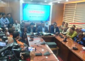 গণমাধ্যমকর্মীদের সঙ্গে নোবিপ্রবি উপাচার্যের মতবিনিময়