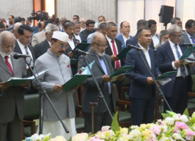 শপথ নিলেন তারেক রহমানসহ বিএনপির সংসদ সদস্যরা