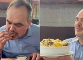 পুরান ঢাকার স্থাপত্যশৈলী আর ঐতিহ্যবাহী খাবারের স্বাদ নিলেন মার্কিন রাষ্ট্রদূত