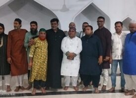 সাবেক ছাত্রনেতা মিজানুর রহমান মিজানের আয়োজনে নবাববাড়ি জামে মসজিদে ইফতার মাহফিল অনুষ্ঠিত