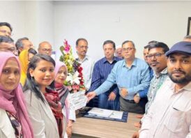 নবনিযুক্ত উপাচার্যকে বিএমইউ ড্যাব নেতৃবৃন্দের শুভেচ্ছা