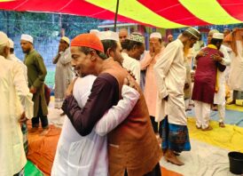 ময়মনসিংহের গৌরীপুরে সৌদি আরবের সাথে মিল রেখে ঈদুল ফিতর উদযাপন