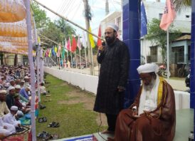 ময়মনসিংহের গৌরীপুরে কেন্দ্রীয় ঈদগাহ মাঠে ঈদুল ফিতরের প্রধান জামাত অনুষ্ঠিত